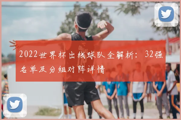 2022世界杯出线球队全解析：32强名单及分组对阵详情